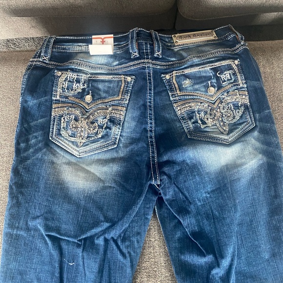 New with Tags Rock Revival Ankle Skinny Jeans - Picture 3 of 5